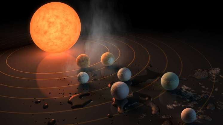 Cuatro planetas del sistema TRAPPIST-1 podrían tener grandes cantidades de agua