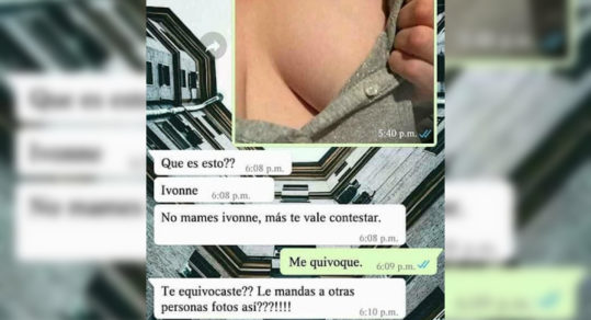 Le envió bromeando una foto de sus senos. Pero la broma le costó más cara de lo que pensaba