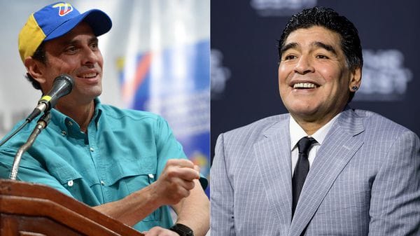 La dura respuesta de Henrique Capriles al apoyo de Diego Maradona a la dictadura de Nicolás Maduro en Venezuela