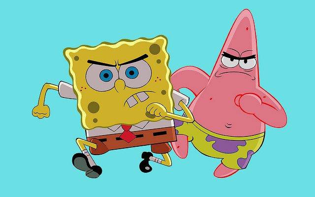 Video) Bob Esponja y Patricio Estrella al más puro estilo animé como nunca los has visto Video) Bob Esponja y Patricio Estrella al más puro estilo animé como nunca los has visto