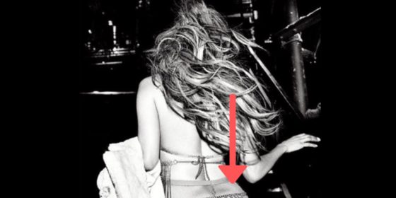 Jennifer López levanta controversia tras publicar foto en tanga con agujeros
