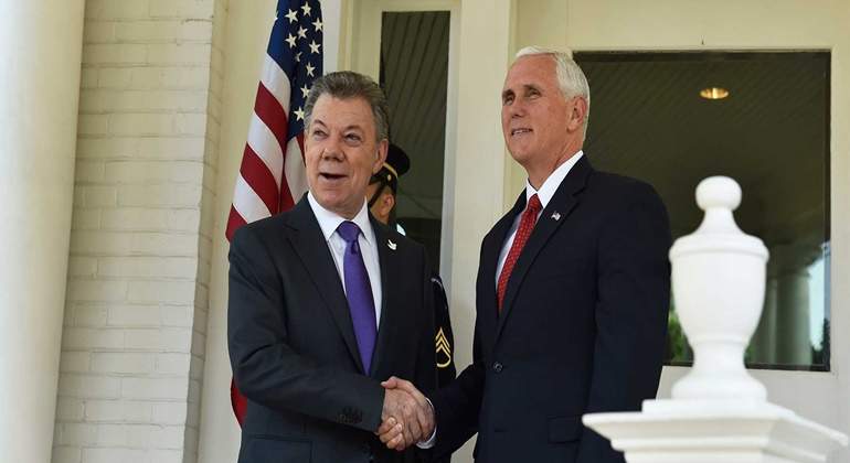 Colombia: Santos niega intervención militar a Venezuela pero pide que siga la «presión» de EEUU