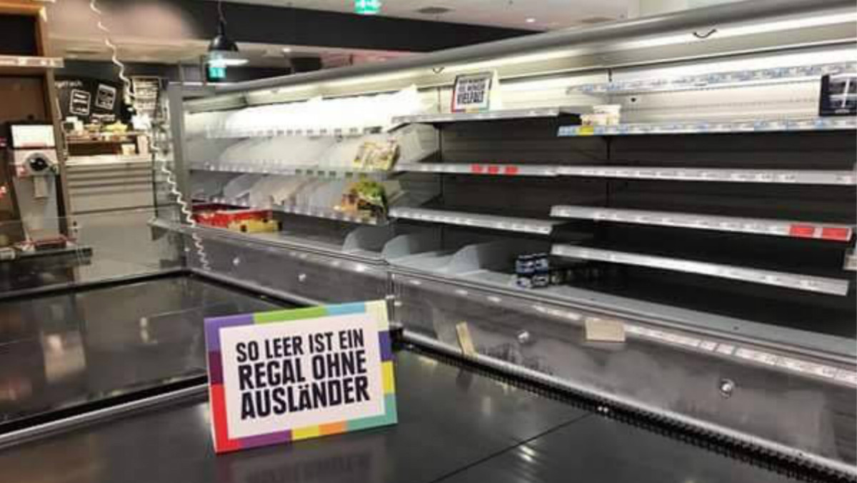 Supermercado de Alemania deja de vender productos extranjeros para denunciar xenofobia