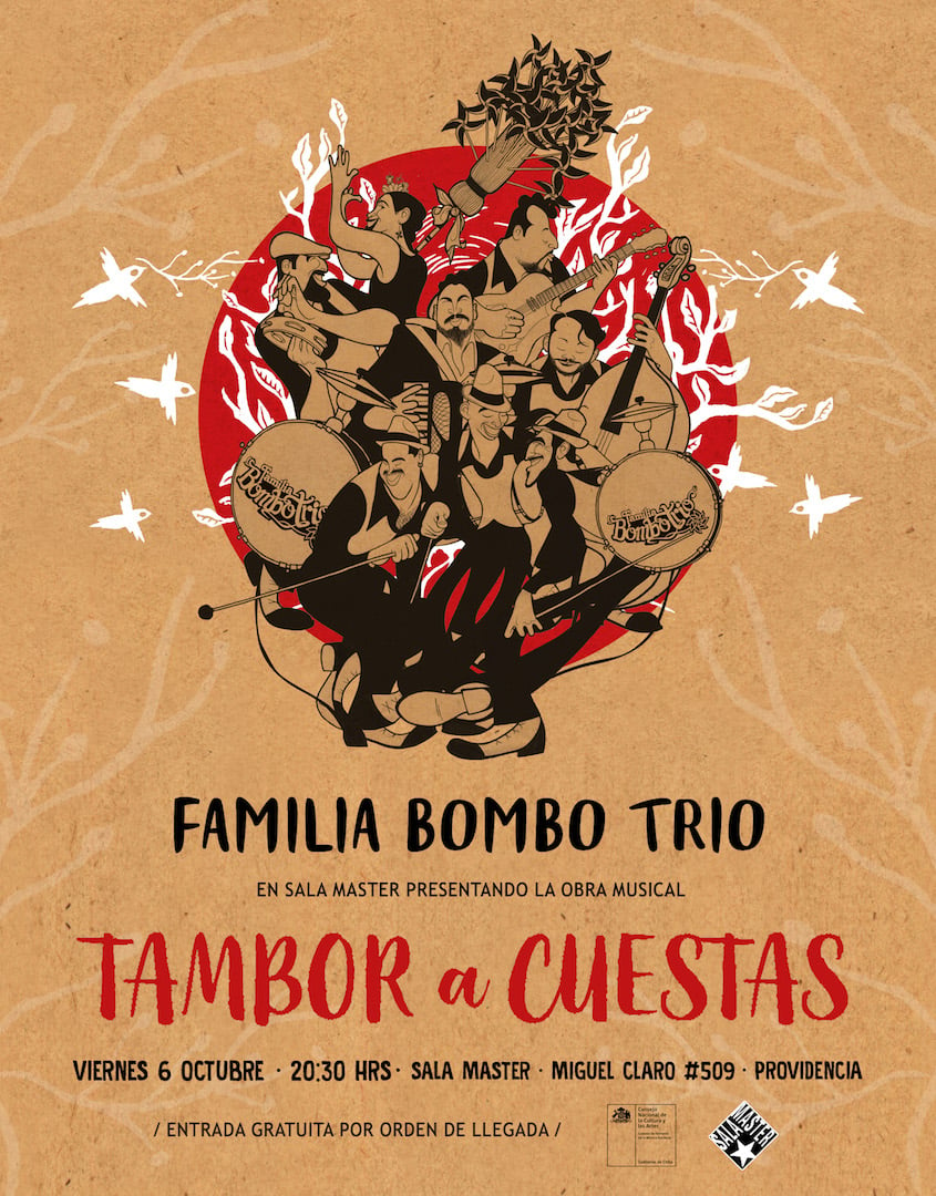 Familia Bombo Trío presenta su primer disco y espectáculo musical “Tambor a cuestas” y adelanta Primer Festival Nacional del Chin Chin