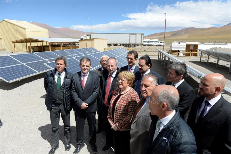 Antofagasta: Presidenta Bachelet inaugura la primera central geotérmica de Sudamérica