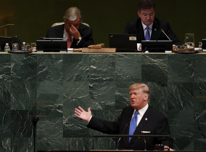 El debut de Trump en la ONU: Llama «corrupto» al régimen cubano y reitera que no levantará embargo