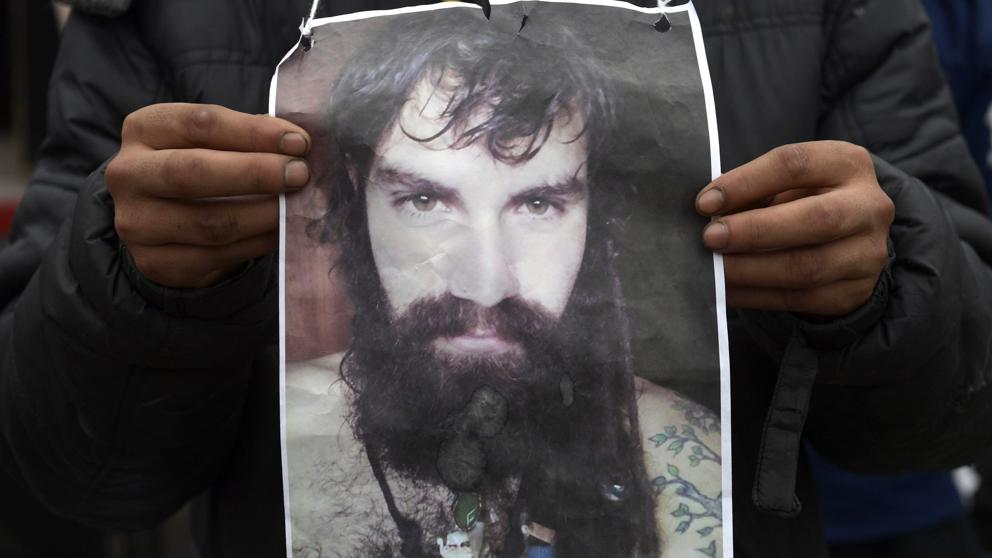 Argentina: vigilia por el cuerpo encontrado en la zona donde desapareció Santiago Maldonado