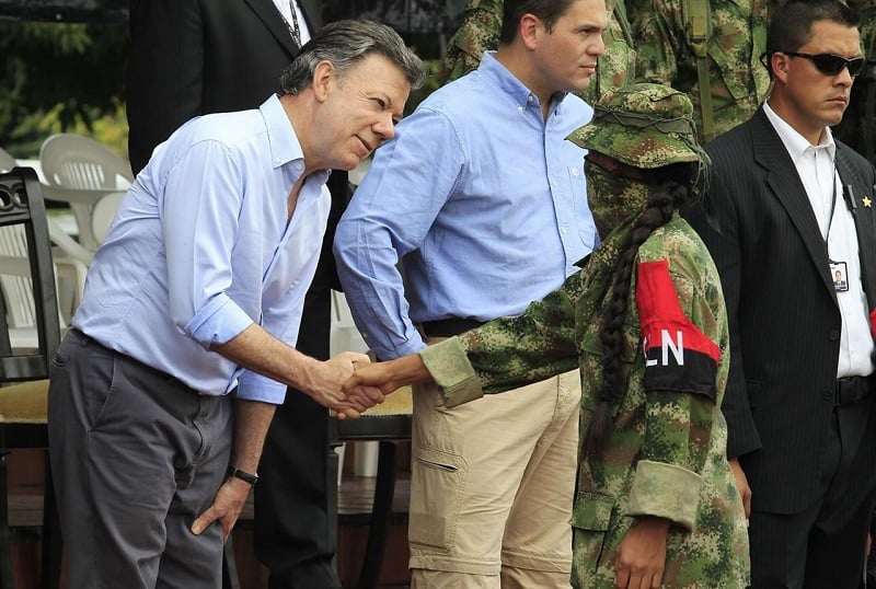 Colombia: Santos espera que alto el fuego lleve al ELN a dejar las armas