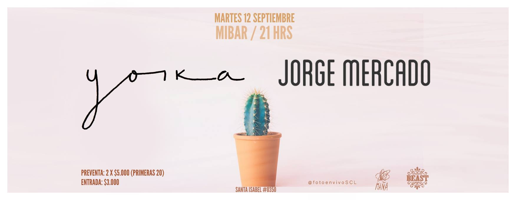 Yorka + Jorge Mercado ¡en vivo!