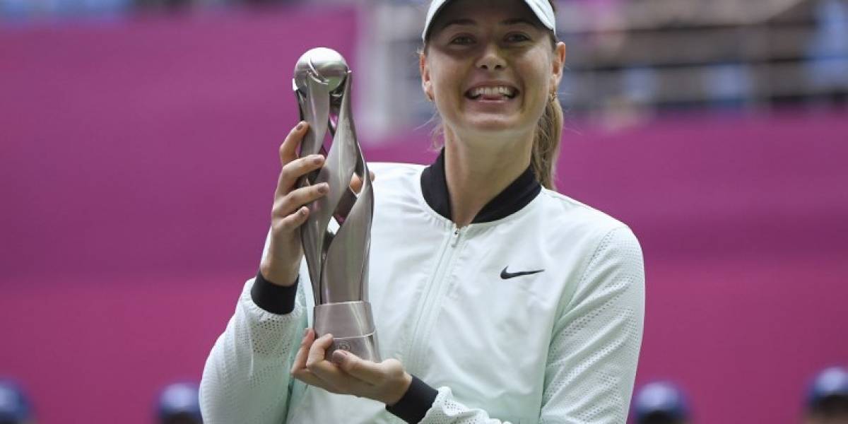María Sharapova ganó torneo en China y sube 29 puestos en el ránking