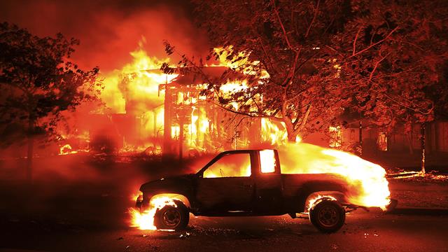 Estados Unidos: 10 fotos del impactante incendio en California