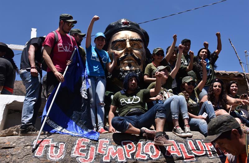 Evo Morales desde Vallegrande: «Recordar al Che es valorar la lucha por dignidad y soberanía»