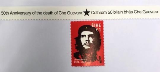 Irlanda presenta un sello postal del Che Guevara, aludiendo a sus raíces irlandesas
