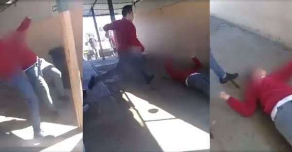 VIDEO | Brutal golpiza en colegio de Constitución que terminó con un menor inconsciente tiene consternado a todo el país