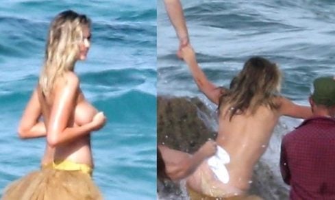 La sesión de fotos en topless de Kate Upton terminó saliendo MUY mal