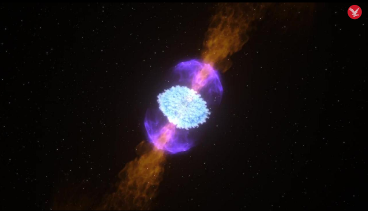 Enorme choque de estrellas de neutrones deslumbra a científicos de todo el mundo