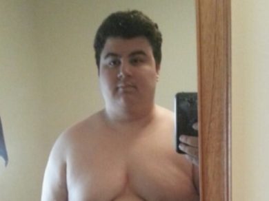 Era víctima de bullying por su peso y dio un giro radical en su vida perdiendo 60 kilos