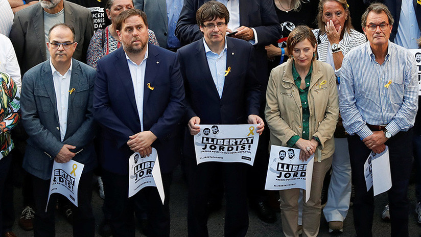 España: piden prisión incondicional para ocho exmiembros del Gobierno de Cataluña