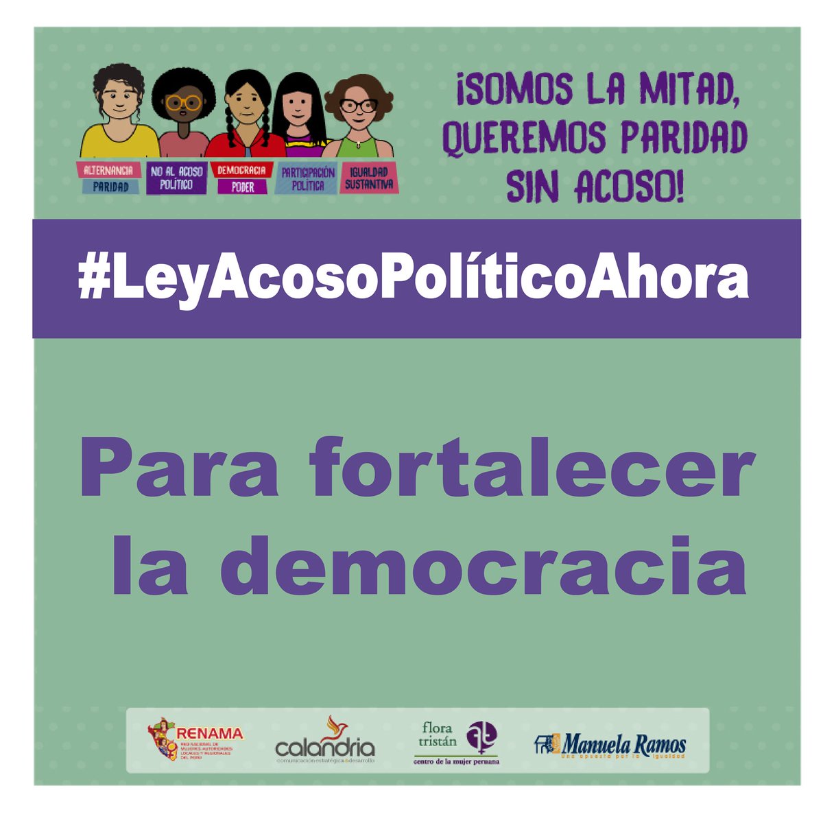 Perú: organizaciones feministas luchan por la ley contra el acoso político