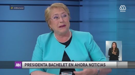 Bachelet entra a la cancha: «Hay una campaña del terror y bien clara»
