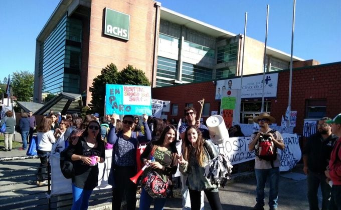 Concepción: Tras 11 días de movilización de funcionarios del Hospital Clínico del Sur, las negociaciones están en «punto muerto»