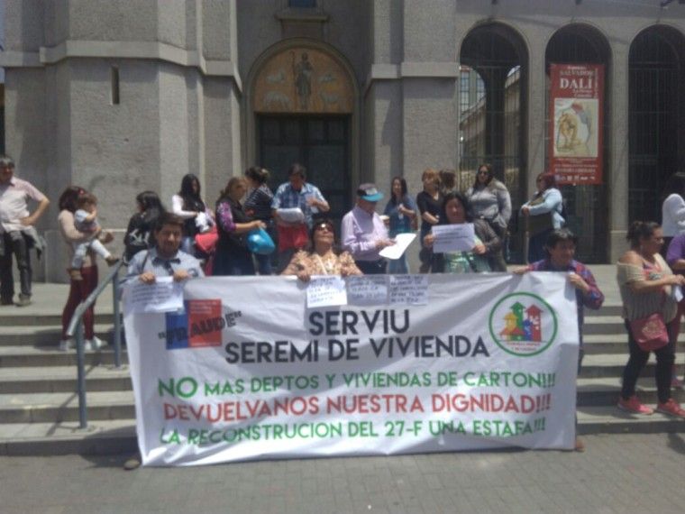 Concepción: Damnificados del 27/F denuncian múltiples falencias en construcción de nuevas viviendas