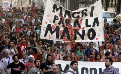 Argentina: día de protestas contra las políticas de Mauricio Macri