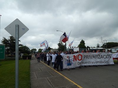 Trabajadores de ENAP se manifestaron contra «intento privatizador» de la Refinería Bío Bío