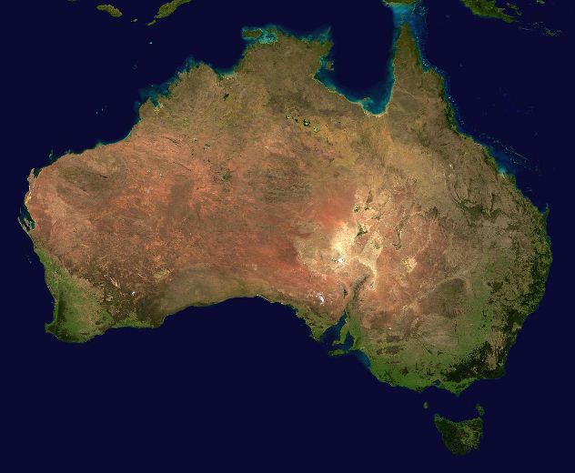 Una parte de Australia habría estado unida a Canadá hace millones de años