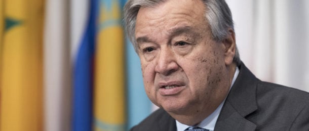 Secretario general de la ONU alerta sobre el asesinato de líderes sociales en Colombia
