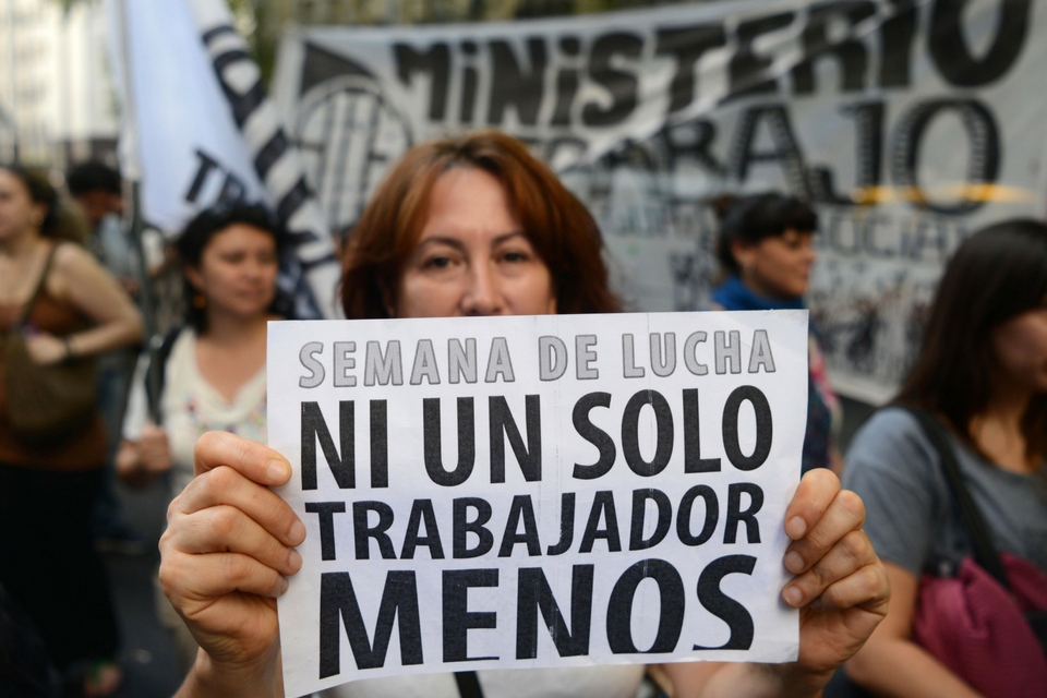 Argentina: trabajadores estatales realizan paro nacional contra el gobierno de Macri