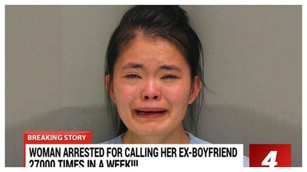 Arrestan a mujer por llamar 27 mil veces a su ex novio en solo una semana