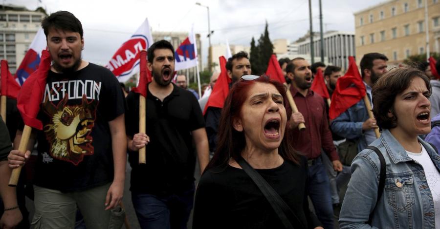 Protestas en Grecia contra reformas pactadas entre el gobierno y acreedores