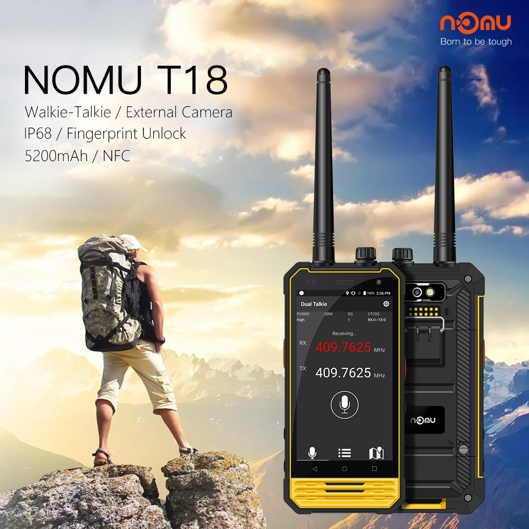 NOMU T18: El teléfono inteligente de alta resistencia, con mejor precio y calidad,  ya está disponible para compra online