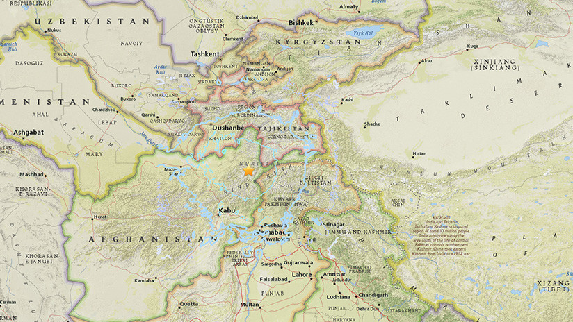 Fuerte terremoto sacude a la India, Pakistán y Afganistán