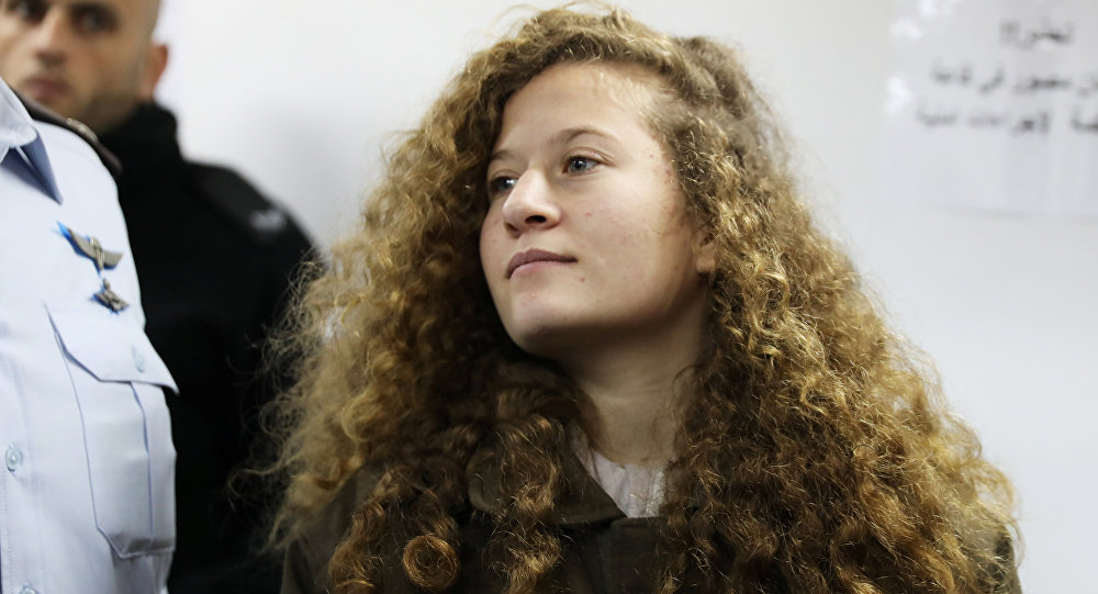 Israel juzga a puertas cerradas y en prisión militar a la adolescente palestina Ahed Tamimi