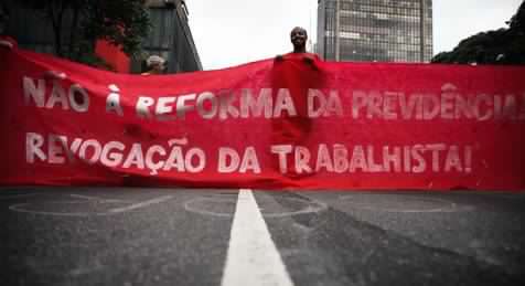 Sindicatos brasileños convocan a jornada de protesta contra reforma previsional de Temer