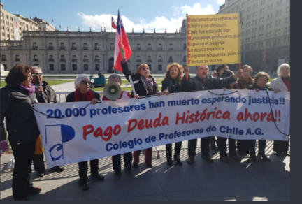 Presidente del Colegio de Profesores sobre deuda histórica: «Estamos esperando a que algún gobierno decente haga una propuesta»
