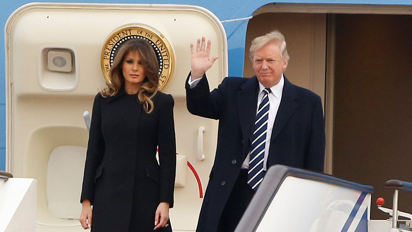 Estados Unidos: las redes sociales se burlan de Trump porque su esposa no le dio la mano (VIDEO)