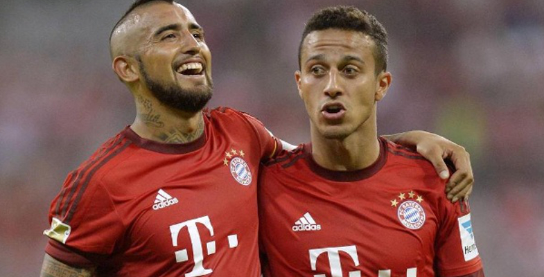 Prensa europea asegura que Vidal y Thiago Alcántara dejarán Bayern Münich en junio
