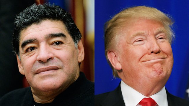 Insólito: por criticar a Trump, EE.UU. le niega la visa a Diego Maradona