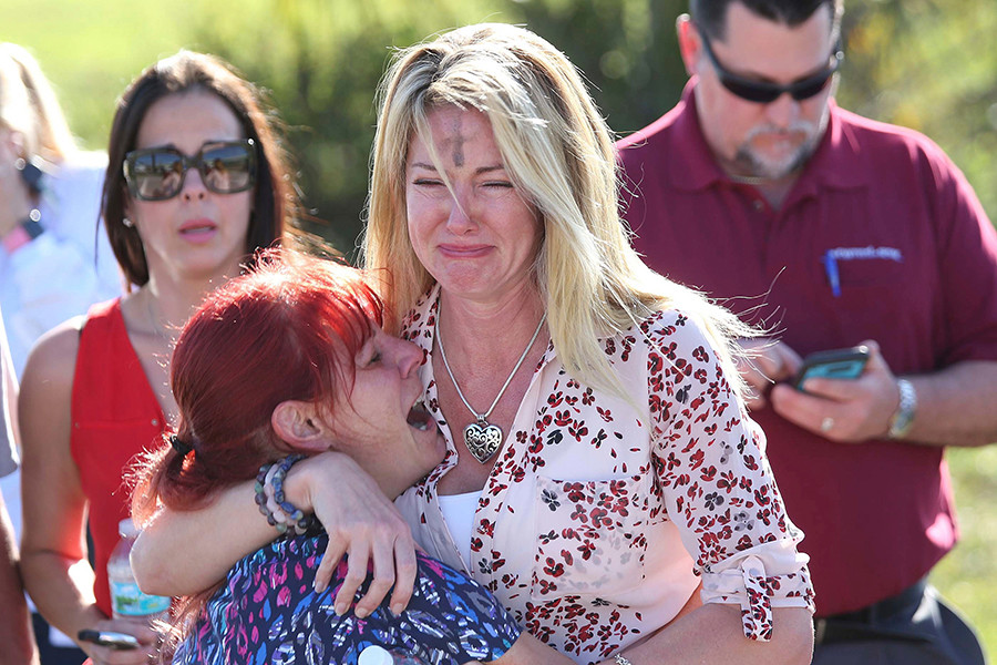 Estados Unidos: impactantes imágenes del interior de la escuela durante la masacre de Florida (+18)