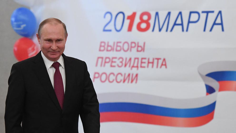 Putín resultó ganador en los comicios presidenciales