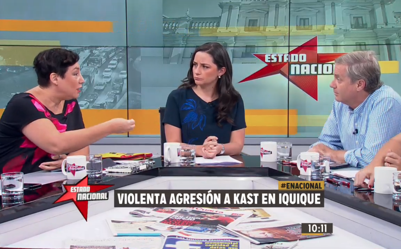 Beatriz Sánchez interpela en vivo a Kast: «No he visto que saques la voz en otros temas de violencia, sobre todo en nuestra historia reciente»