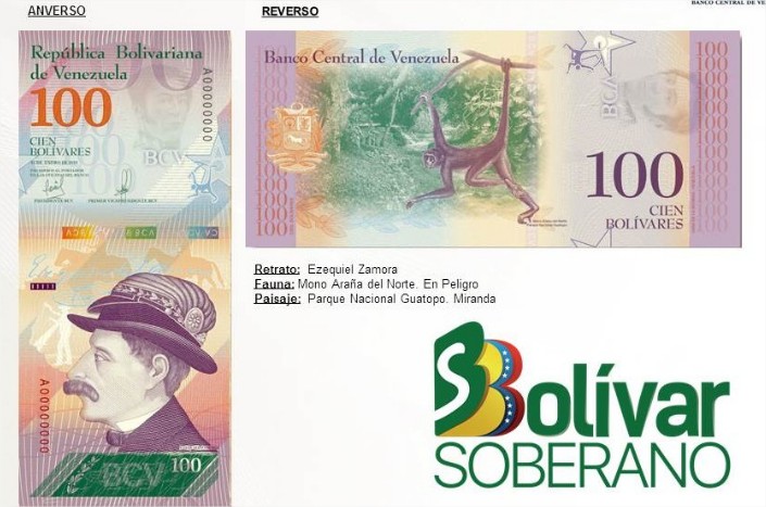 Estos son los billetes que conforman el nuevo cono monetario de Venezuela