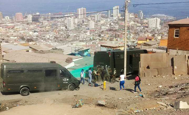 Denuncian violento desalojo de campamento en Antofagasta