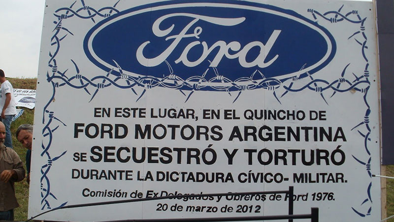 Argentina: comienza histórico juicio por los crímenes de lesa humanidad ocurridos en Ford durante la dictadura