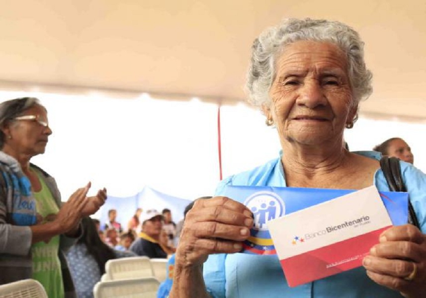 Venezuela alcanza 100% de adultos mayores pensionados