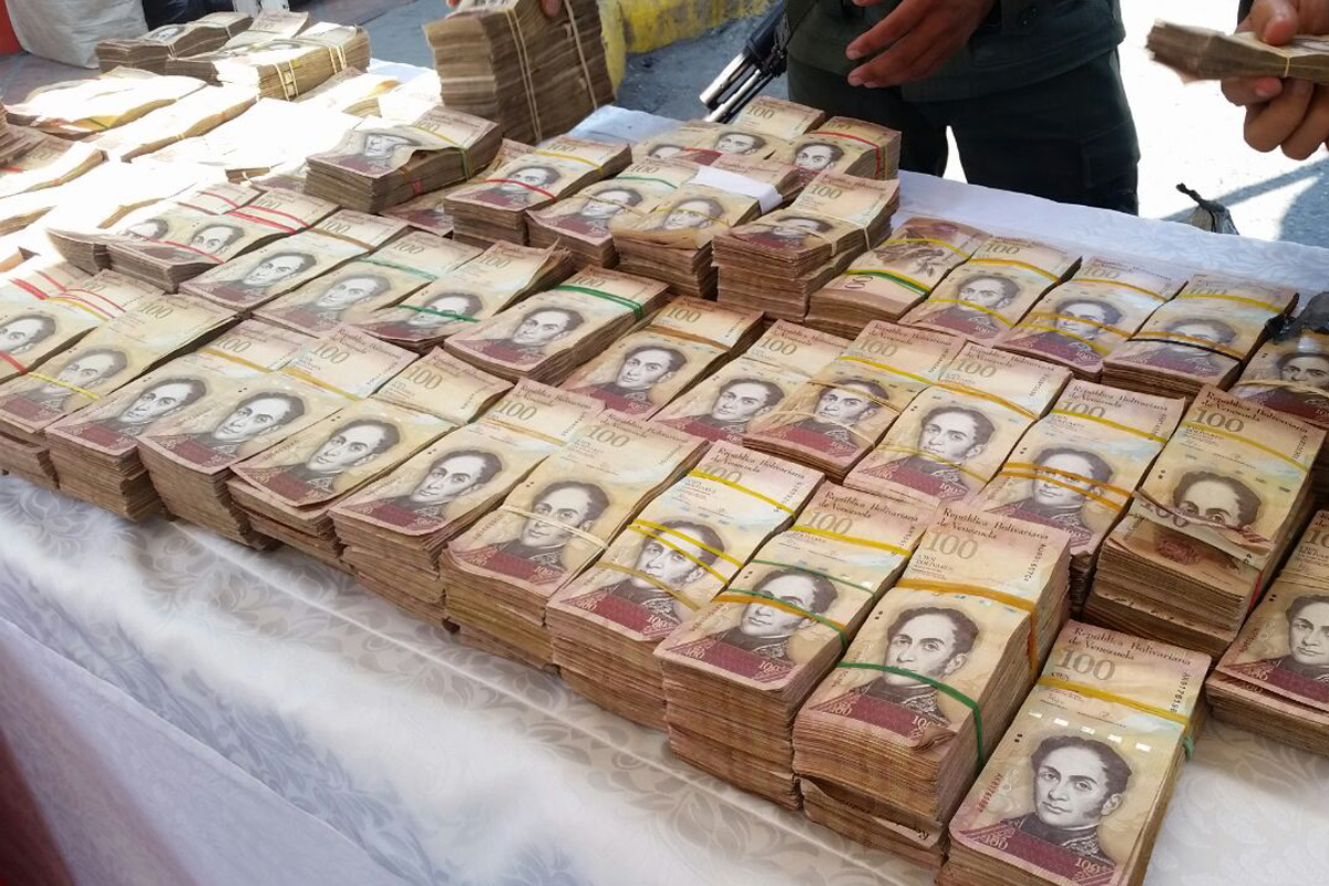 jaque a mafias de Billetes venezolanos