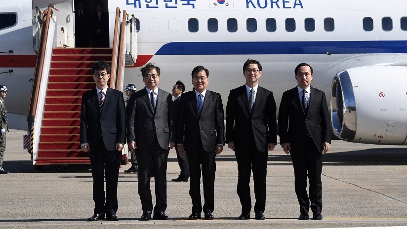 Delegados de Corea del Sur llegan a Corea del Norte para mediar la relación con EE.UU.